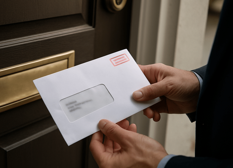 ¿Qué ocurre si fracasa la notificación por correo al administrador cesado