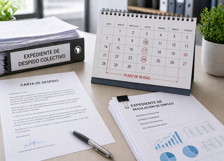 computación para el despido colectivo