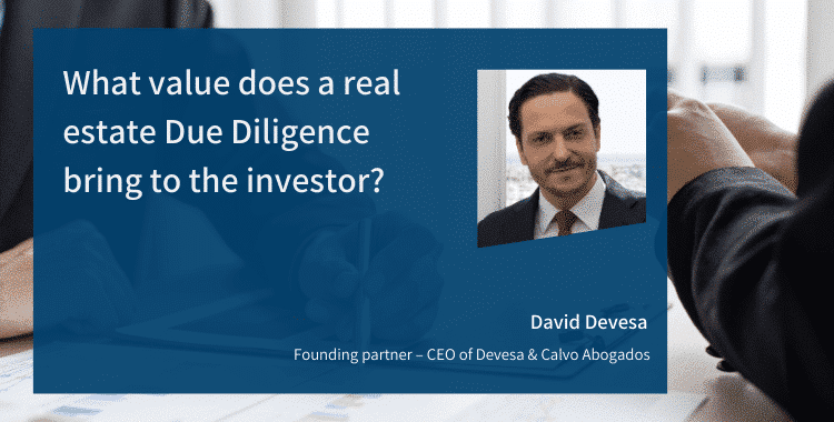 What value does a real estate Due Diligence bring to the investor