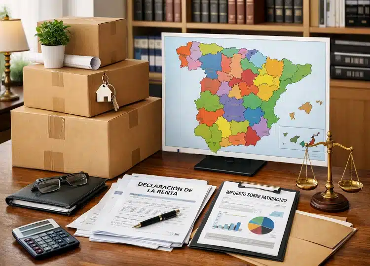 Cambio residencia fiscal territorio español